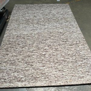 5'3" x 7'6" Feet Wool Handmade Taupe Brown Beige Soft Plush Area Rug